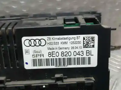 Автозапчастина б/у клімат-контроль для seat exeo st (3r5) (2009>) reference посилання на oem iam 8e0820043bl  1252230