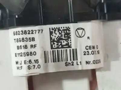 Peça sobressalente para automóvel em segunda mão comando de sofagem (chauffage / ar condicionado)  por citroen c3 live referências oem iam 9823822777  e1125980