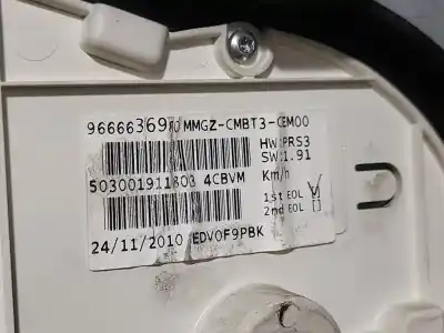 Peça sobressalente para automóvel em segunda mão quadrante por peugeot 206+ básico referências oem iam 9666636980  
