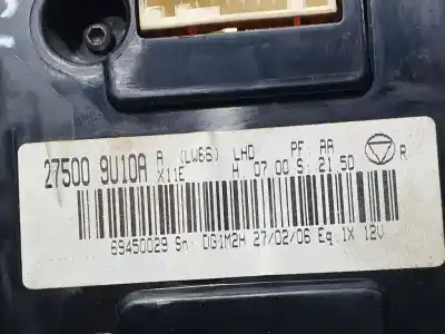 Second-hand car spare part climate control for nissan note (e11e) visia oem iam references 275009u10a  69450029