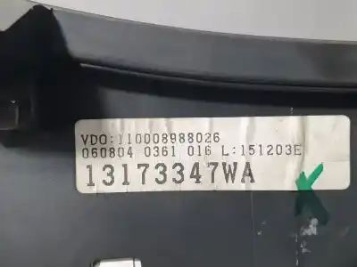 Pezzo di ricambio per auto di seconda mano pannello degli strumenti per opel corsa c enjoy riferimenti oem iam 13173347wa  110008988026