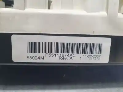 Peça sobressalente para automóvel em segunda mão comando de sofagem (chauffage / ar condicionado)  por jeep compass limited referências oem iam p55111874ac  58024m