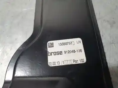 Second-hand car spare part driver left window regulator for opel astra j lim. cosmo oem iam references 13350757  912048106