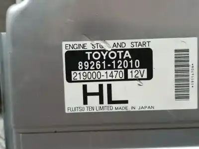 Second-hand car spare part electronic module for toyota auris active oem iam references 8926112010  2190001470