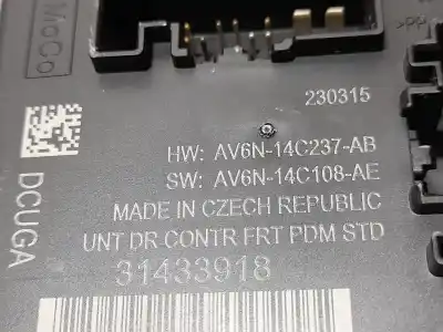 Second-hand car spare part electronic module for volvo v40 momentum oem iam references 31433918  a2c53304051