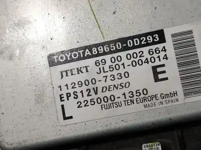 Second-hand car spare part electronic module for toyota yaris active oem iam references 896500d293  