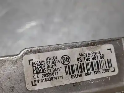 Second-hand car spare part electronic module for peugeot 308 style oem iam references 9819598180  