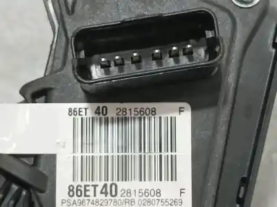 Second-hand car spare part accelerator pedal for citroen jumpy fugón confort xl oem iam references 9674829780  86et402815608