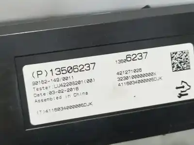 Second-hand car spare part electronic module for opel mokka x selective start/stop oem iam references 13506237  421271026