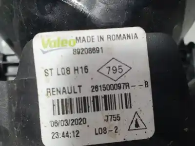 Автозапчасти б/у правая противотуманная фара за dacia sandero comfort ссылки oem iam 261500097r  89208691