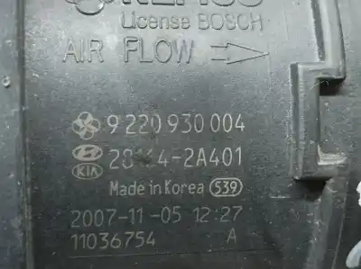 Second-hand car spare part flowmeter for kia cee´d active oem iam references 281642a401  9220930004
