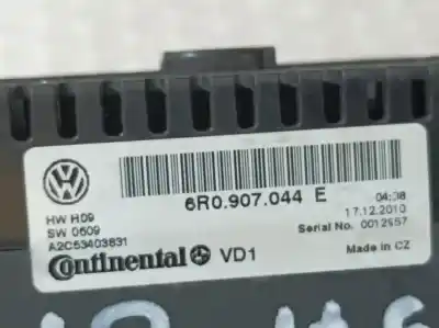 Second-hand car spare part climate control for volkswagen polo (6r1) advance oem iam references 6r0907044e  a2c53403831