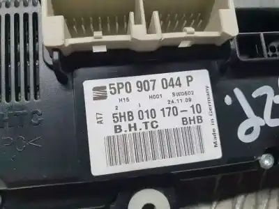 Peça sobressalente para automóvel em segunda mão comando de sofagem (chauffage / ar condicionado) por seat leon (1p1) reference referências oem iam 5p0907044p  5hb010170