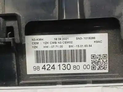 Peça sobressalente para automóvel em segunda mão quadrante por citroen berlingo feel m referências oem iam 9842413080  sn31019286