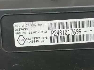 Peça sobressalente para automóvel em segunda mão quadrante por renault kangoo profesional referências oem iam 248101769r  214924503