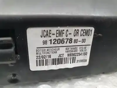 Автозапчасти б/у многофункциональный дисплей за citroen c-elysée exclusive ссылки oem iam 9812067880  ns562254150