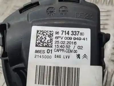 Автозапчастина б/у педальний потенціометр для citroen c-elysée exclusive посилання на oem iam 9671433780  6pv00994941