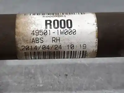 Second-hand car spare part front right transmission for kia rio basic oem iam references 495011w000  