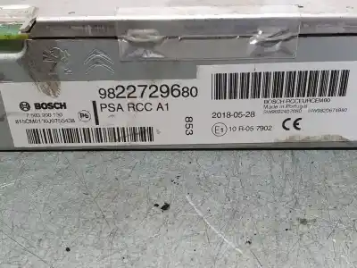 Автозапчастина б/у аудіо система / радіо cd для citroen c4 space tourer pure tech посилання на oem iam 9822729680  7503900130