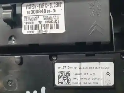 Second-hand car spare part multifunction display for citroen c3 live oem iam references 98143710xu02  1148531