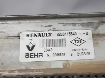 Pezzo di ricambio per auto di seconda mano intercooler per renault scenic ii exception riferimenti oem iam 8200115540  0066628