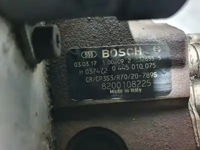 Peça sobressalente para automóvel em segunda mão bomba alta por renault scenic ii authentique referências oem iam 8200108225  0445010075