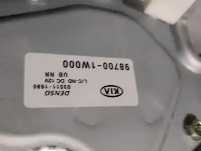 Peça sobressalente para automóvel em segunda mão motor do limpador traseiro por kia rio basic referências oem iam 987001w000  