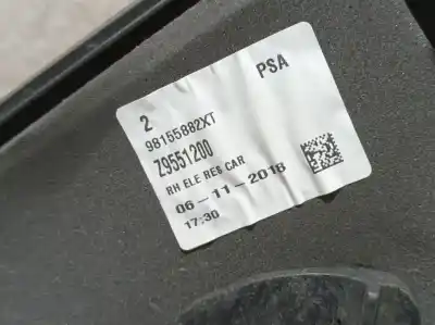 Second-hand car spare part right rearview mirror for citroen jumpy spacetourer business xl oem iam references 98155882xt  