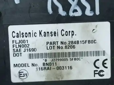 Second-hand car spare part electronic module for nissan micra v (k14) visia+ oem iam references 284b15fb0c  116rai003116