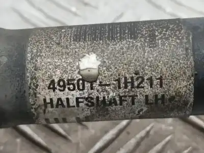 Peça sobressalente para automóvel em segunda mão transmissão dianteira esquerda por kia pro_cee´d drive referências oem iam 495011h211  