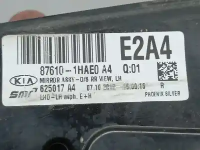 Peça sobressalente para automóvel em segunda mão espelho retrovisor esquerdo por kia pro_cee´d drive referências oem iam 876101hae0  