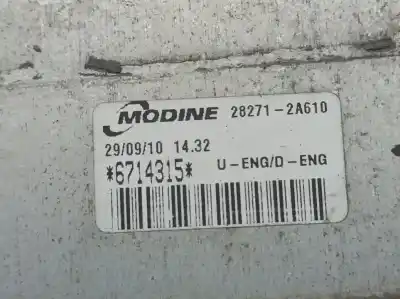 Peça sobressalente para automóvel em segunda mão intercooler por kia pro_cee´d drive referências oem iam 282712a610  6714315