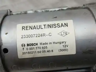 Pièce détachée automobile d'occasion démarreur de voiture pour nissan qashqai (j11) acenta références oem iam 233007224r  0001170605