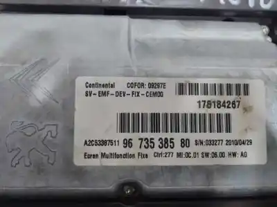 Second-hand car spare part dashboard for citroen c4 picasso avatar oem iam references 9673538580  