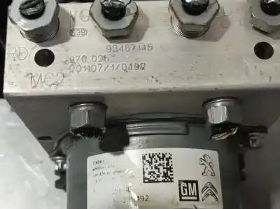 Pezzo di ricambio per auto di seconda mano abs per citroen c3 elle riferimenti oem iam 93487145  970025