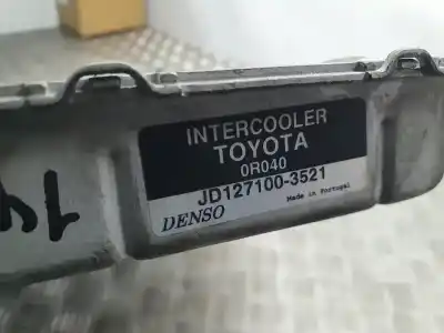 İkinci el araba yedek parçası intercooler için toyota verso active oem iam referansları jd1271003521  