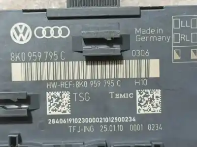 Second-hand car spare part electronic module for audi a4 berlina (b8) e oem iam references 8k0959795c  