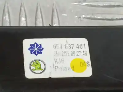 Second-hand car spare part driver left window regulator for skoda scala (nw) active oem iam references 654837461  