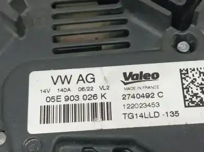 Автозапчасти б/у генератор за skoda scala (nw) active ссылки oem iam 05e903026k  2740492c