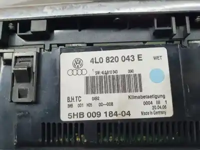 Автозапчасти б/у климат-контроль за audi q7 (4l) 3.0 tdi ссылки oem iam 4l0820043e  5hb009184