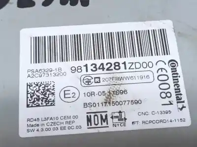 Автозапчастина б/у аудіо система / радіо cd для citroen c-elysée feel посилання на oem iam 98134281za  a2c97313200