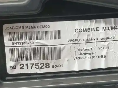 Автозапчастина б/у панель інструментів для citroen c-elysée feel посилання на oem iam 9821752880  sn32303750