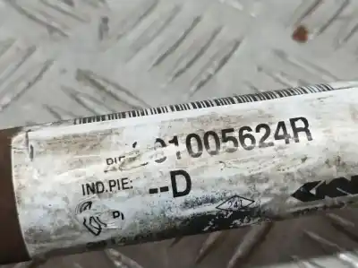 Peça sobressalente para automóvel em segunda mão transmissão dianteira direita por renault captur life referências oem iam 391005624r  
