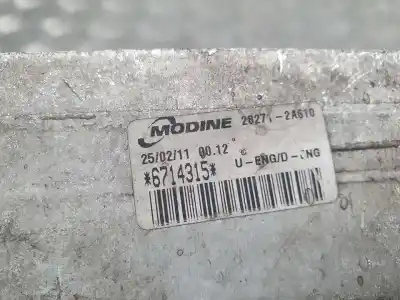 Second-hand car spare part intercooler for kia cee´d drive oem iam references 282712a610  6714315