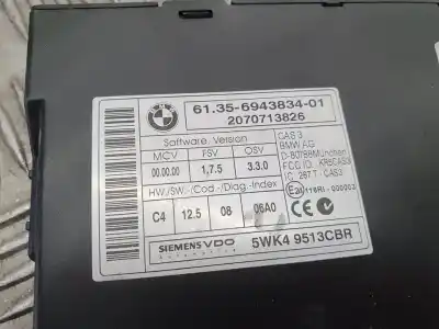 Second-hand car spare part electronic module for bmw serie 1 berlina (e81/e87) 116i oem iam references 694383401  9513cbr