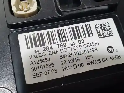 Second-hand car spare part multifunction display for peugeot 208 (p2) active pack oem iam references 9828476980  a12545j