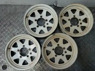 Pezzo di ricambio per auto di seconda mano set di cerchione in lega per suzuki samurai (sj) sj 410 riferimenti oem iam  hierro 5 , 5x15 5 torn 