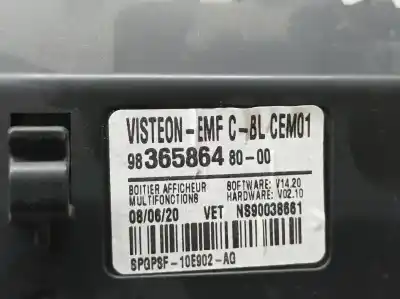 Автозапчастина б/у багатофункційний дисплей для citroen jumpy furgon control m посилання на oem iam   