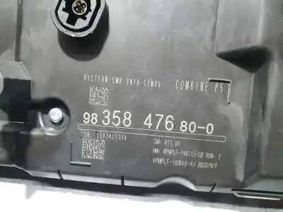 Peça sobressalente para automóvel em segunda mão quadrante por peugeot 308 active pack bluehdi 130 s&s referências oem iam 9835847680  vpnplf14b115gb