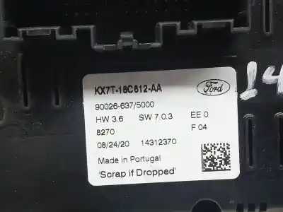 Peça sobressalente para automóvel em segunda mão comando de sofagem (chauffage / ar condicionado) por ford focus turnier active referências oem iam kx7t18c612aa 14312370 